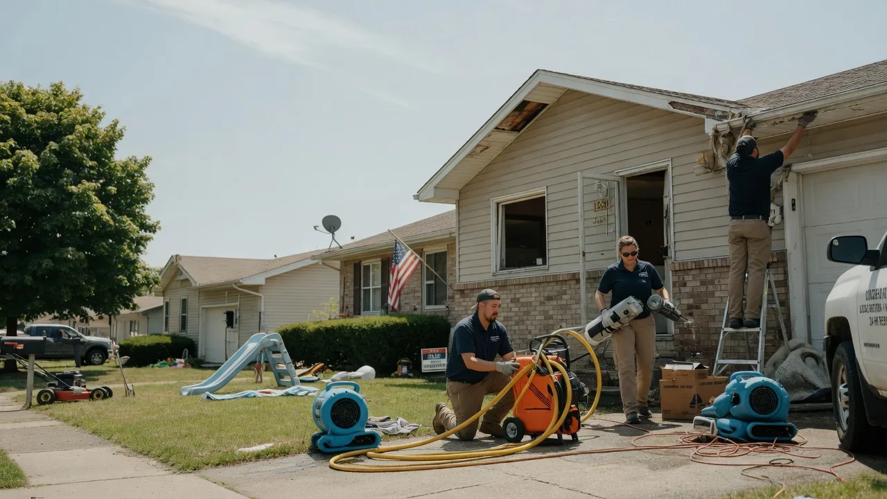 Water Damage Restoration in Plainville, IN near me